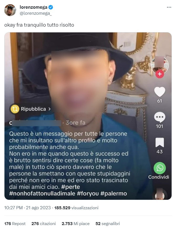 Stupro A Palermo Sono Innocente Ma Il Profilo Fake La Trappola