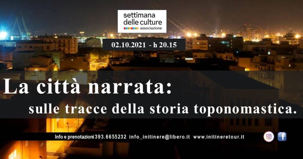 Il nuovo itinerario a cura di Serena Gebbia e Giovanna Gebbia in occasione della "Settimana delle Culture" 