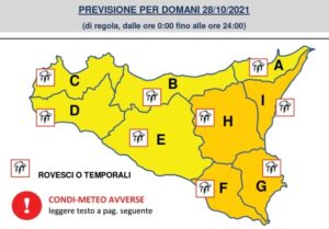 Allerta meteo arancione