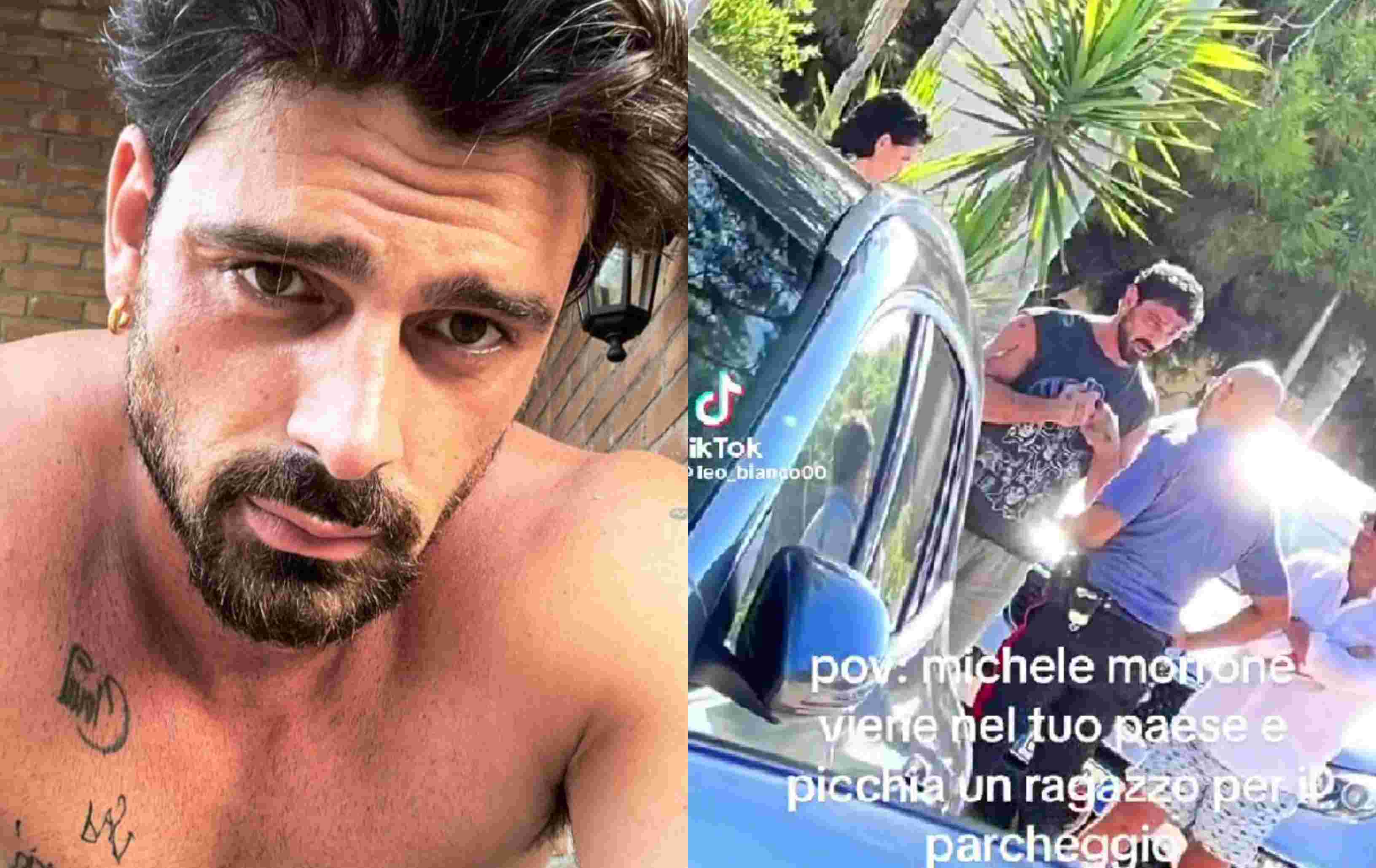 Guai per Michele Morrone l attore coinvolto in una rissa per un