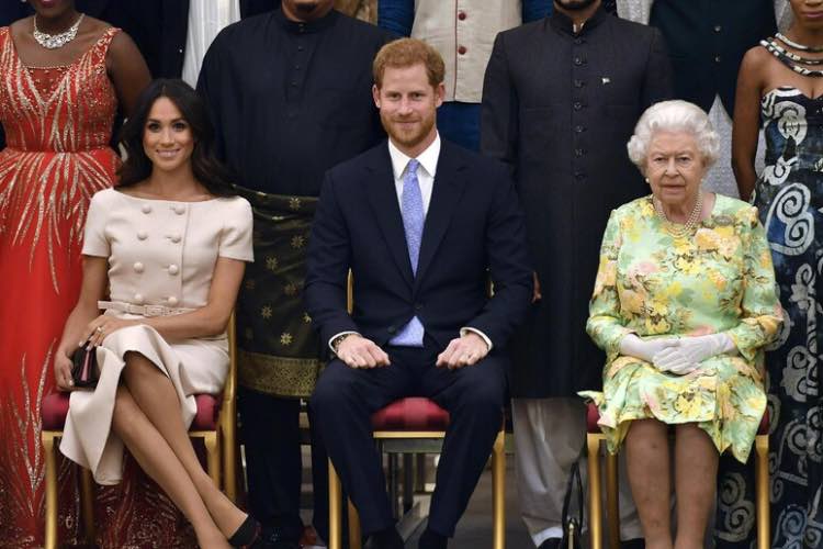 Harry, Meghan e la Regina Elisabetta - fonte_ANSA - palermolive.it