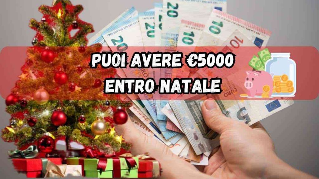 € 5000 entro Natale - fonte_Canva - palermolive.it