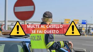 Multe in autostrada se fai questo: posti di blocco attivi