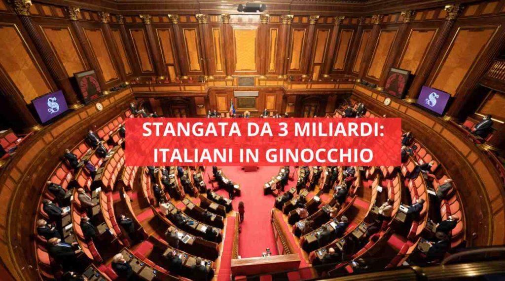 Stangata da 3 miliardi di euro in arrivo