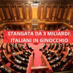 Stangata da 3 miliardi di euro in arrivo