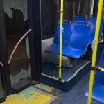 Palermo, pietre contro bus Amat: rotti finestrini