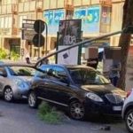 Palo cade su due auto in via Alcide De Gasperi, preoccupazione a Palermo: “Si attivino immediatamente interventi di verifica”