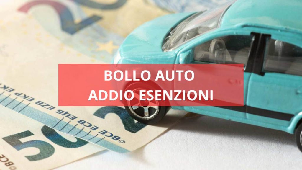 Addio esenzioni per il bollo auto