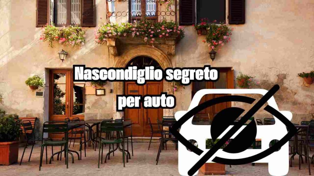 Auto nel garage di un ristorante