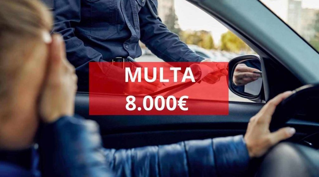 Multa da 8.000€ e rischio galera