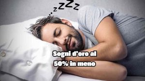 Dormi meglio con il bonus sonno al 50%