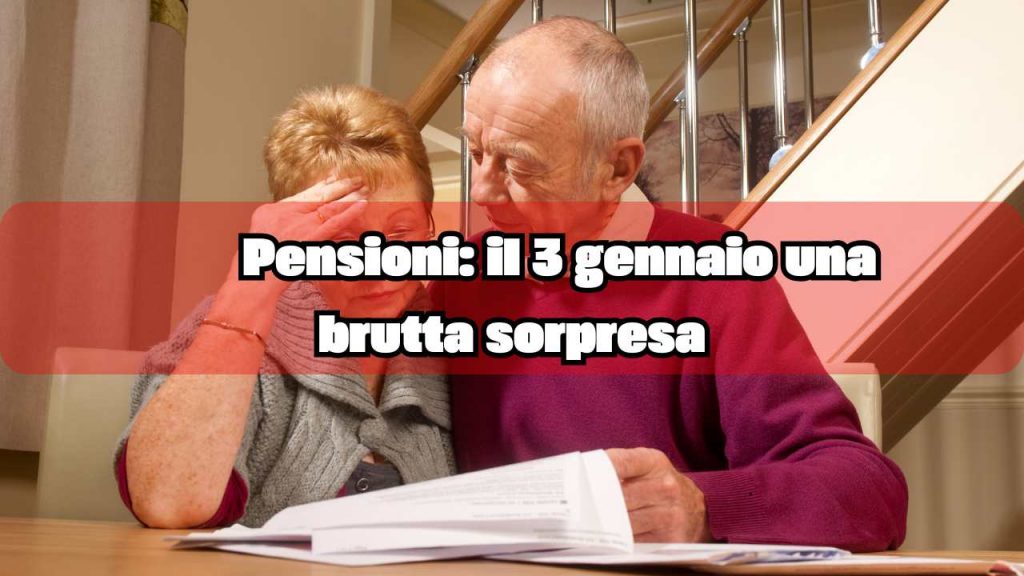 Brutta sorpresa il 3 gennaio per i pensionati - fonte_Canva - palermolive.it