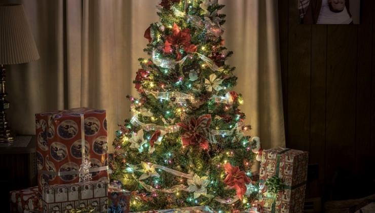 Dettaglio di un albero di Natale