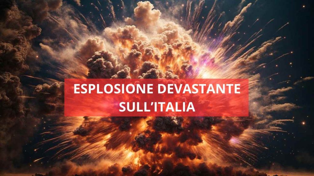 Esplosione sull'Italia