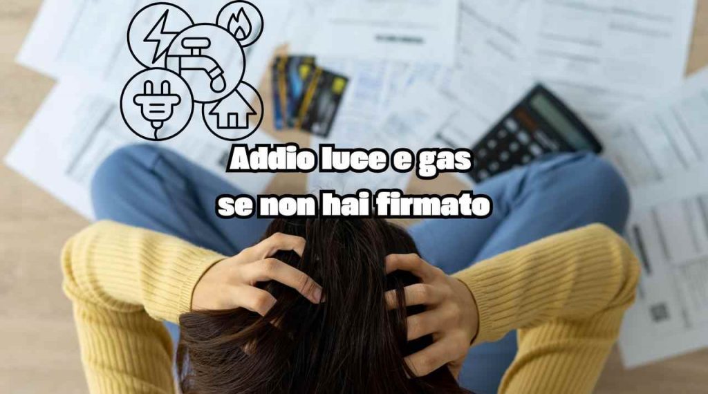 Al buio e al freddo se non hai firmato