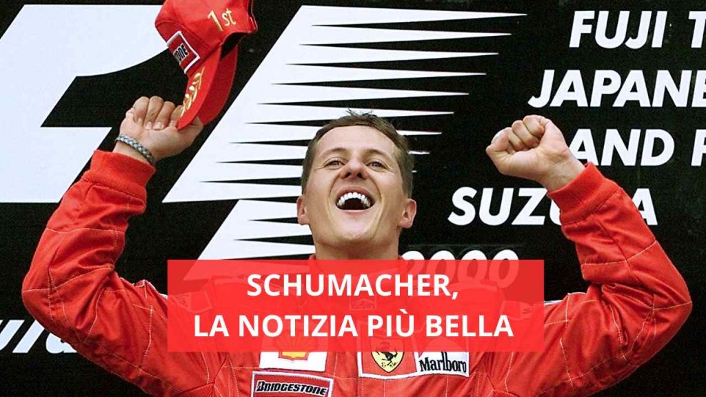 Michael Schumacher, la notizia più bella