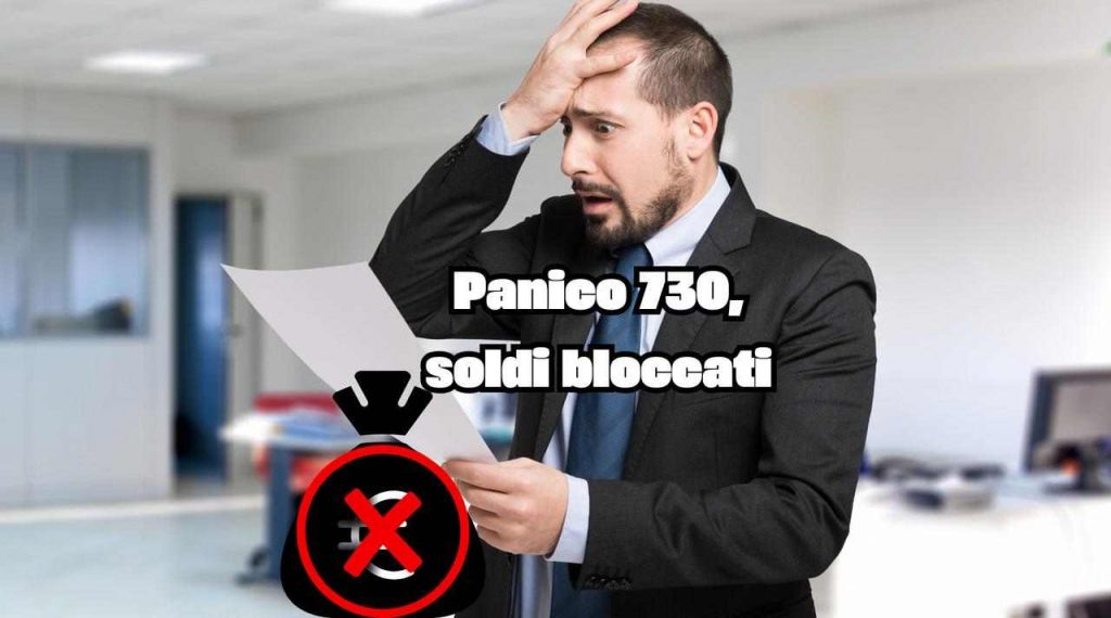 Soldi bloccati per una casella del 730