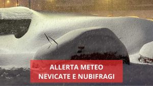 Allerta meteo, nevicate e nubifragi