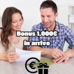 Bonus da 1.000 euro per le famiglie in difficoltà