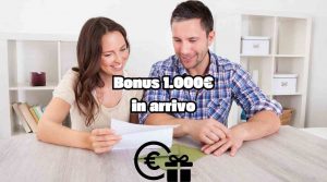 Bonus da 1.000 euro per le famiglie in difficoltà