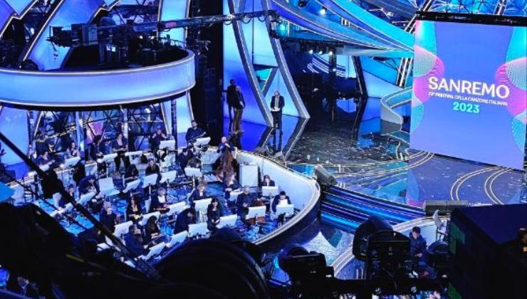 Il palco del Festival di Sanremo 2023